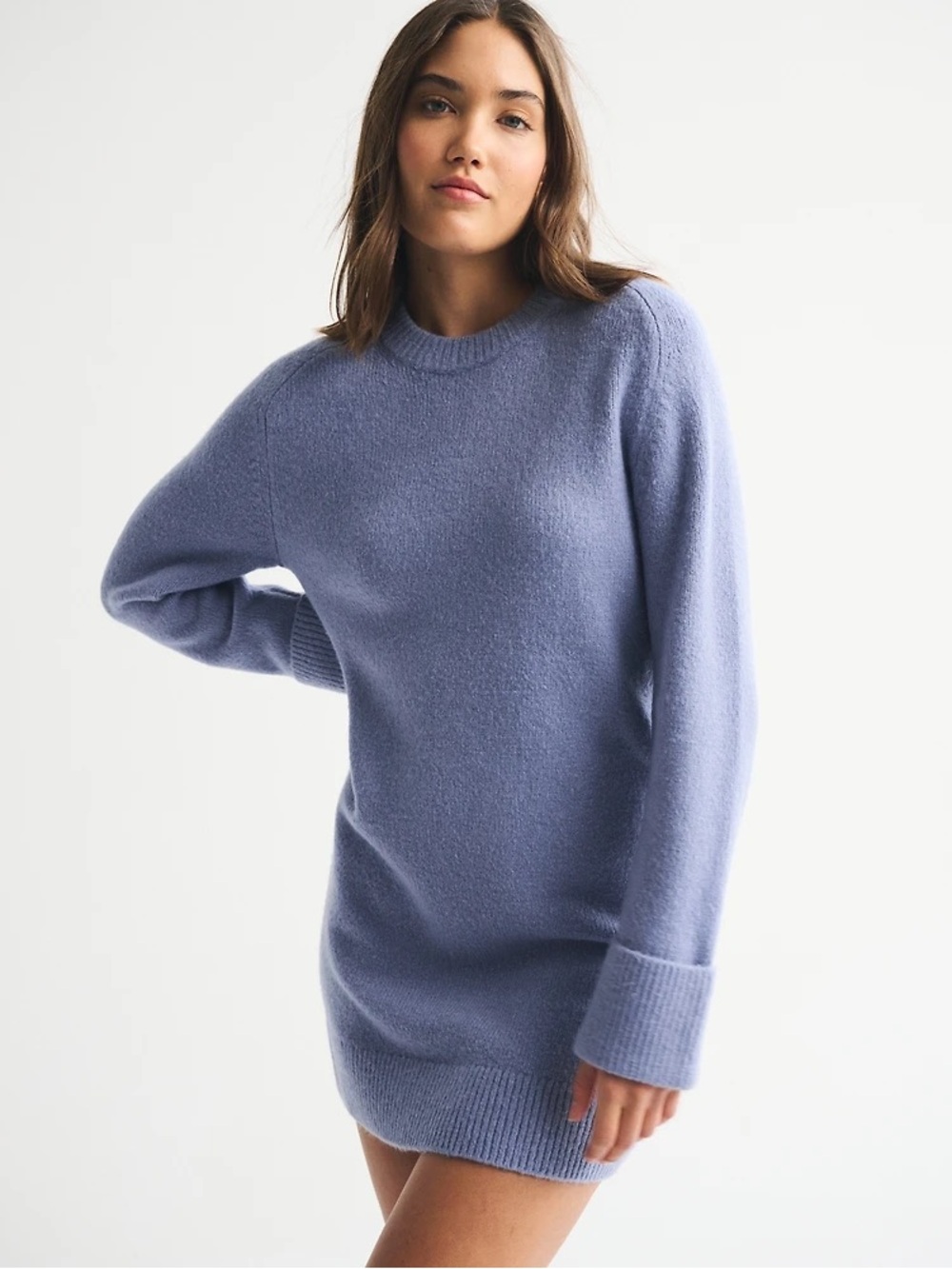 Abercrombie & Fitch Lavender Crewneck Sweater Tunic